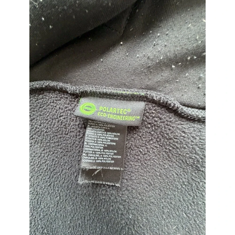 The North Face Jacket Mens Small Black Denali Polartec Fleece Full Zip Outdoor